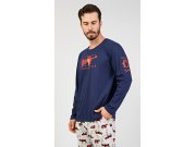 Pánské pyžamo dlouhé Papa bear Muži - Pánská pyžama - Pánská pyžama s dlouhým rukávem