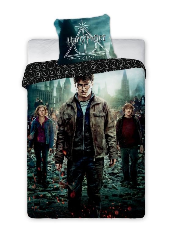 FARO Povlečení Harry Potter Relikvie smrti Bavlna, 140/200, 70/90 cm | Dětský textil a doplňky