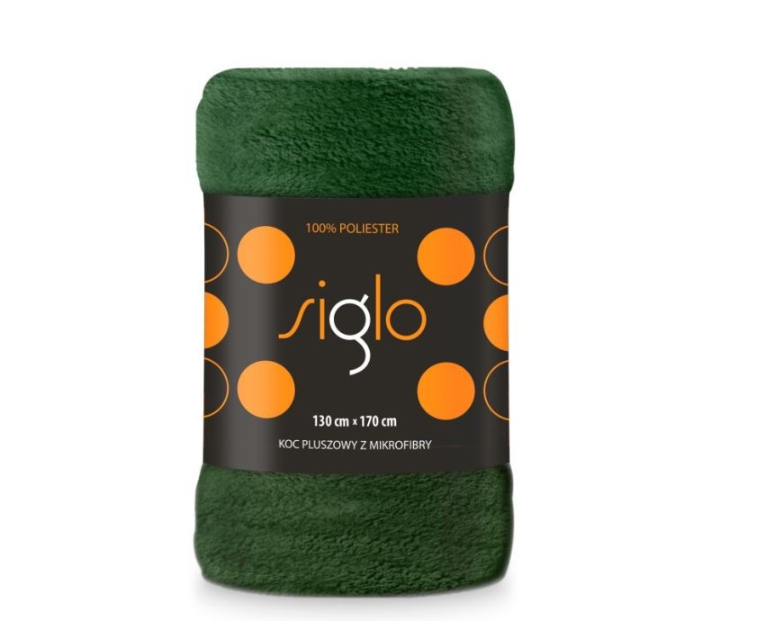 FARO Deka mikroplyš super soft lahvově zelená Polyester, 130/170 cm - micro deky