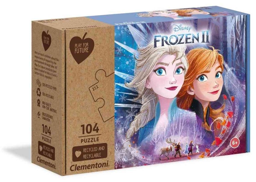 Clementoni Play For Future Puzzle Ledové Království recyklovaný papír, 2 104 dílků - puzzle, hry