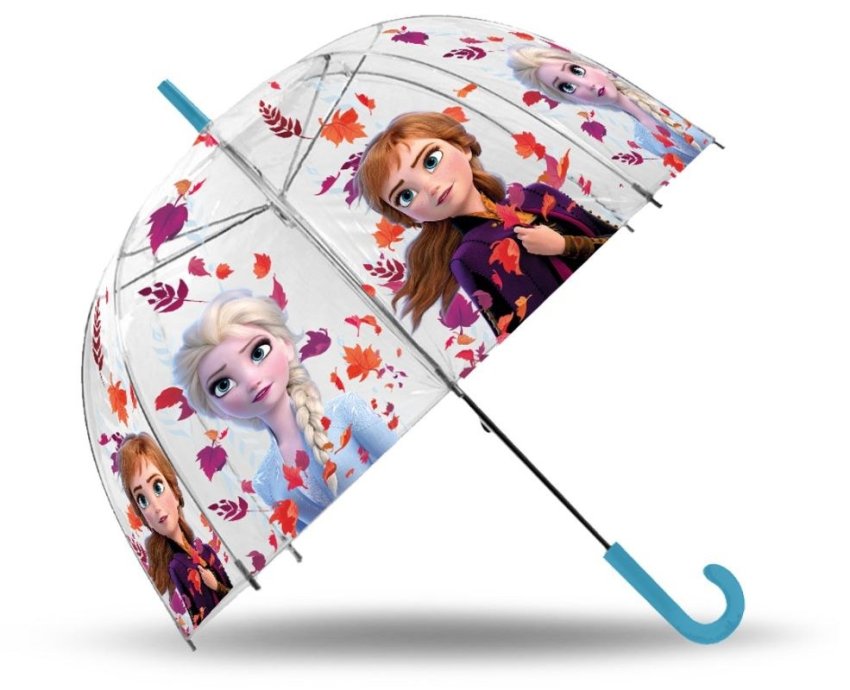 EUROSWAN Průhledný deštník Ledové Království 2 POE, - deštníky