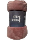 JERRY FABRICS Deka microflanel super soft Starorůžová Polyester, 150/200 cm