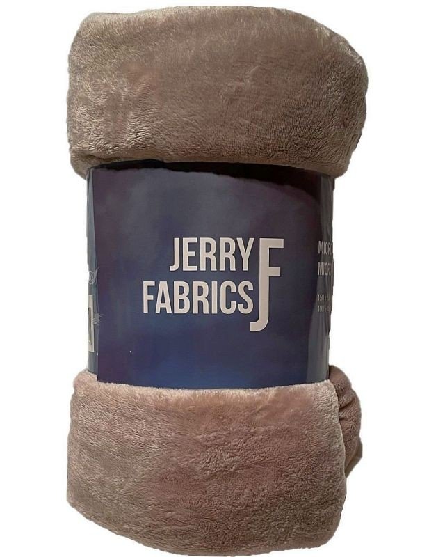 JERRY FABRICS Deka microflanel super soft Capucino Polyester, 150/200 cm - micro deky