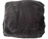 JERRY FABRICS Prostěradlo mikroplyš tmavě šedá Polyester, 90/200 cm Prostěradla - Microdream 90x200