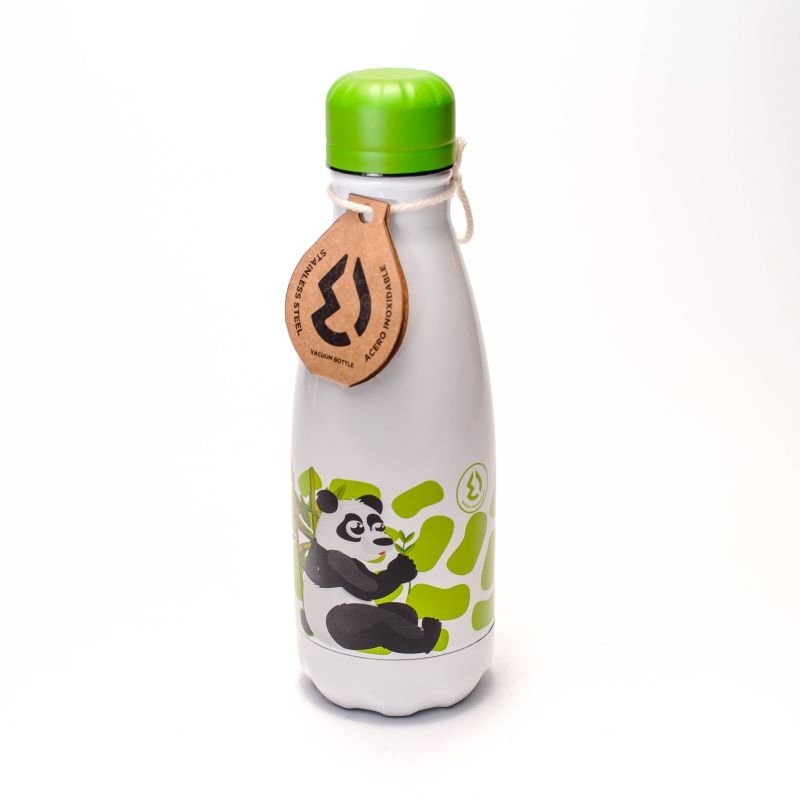 Water Revolution Dětská nerezová Termo láhev na pití Panda Potravinářská nerezová ocel 18/8, 350 ml - lahve na pití