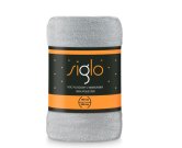 FARO Deka mikroplyš super soft světle šedá Polyester, 150/200 cm Deky, spací pytle - micro deky