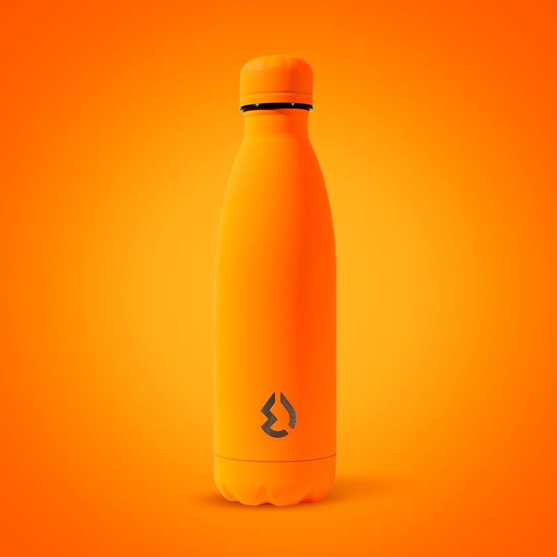Water Revolution Nerezová Termo láhev na pití fluo oranžová Potravinářská nerezová ocel 18/8, 500 ml - lahve na pití