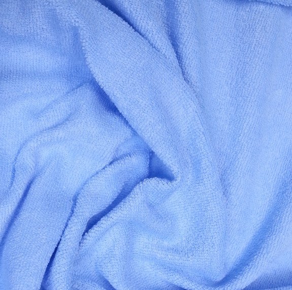Froté prostěradlo 140x70 cm - světle modré - Prostěradla