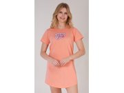 Dámská noční košile s krátkým rukávem Super girl Ženy - Dámské noční košile - Dámské noční košile s krátkým rukávem