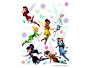 Maxi nálepka Fairies AG Design DK-1707, rozměry 85 x 65 cm Dekorace Fairies Víly