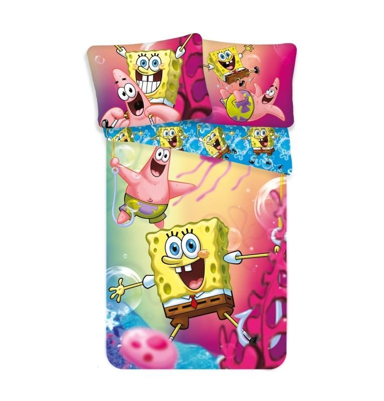 Povlečení SpongeBob 140/200, 70/90 | Dětský textil a doplňky