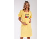 Dámská noční košile mateřská Kačenka Ženy - Dámské noční košile - Kojící noční košile - Kojící noční košile s krátkým rukávem