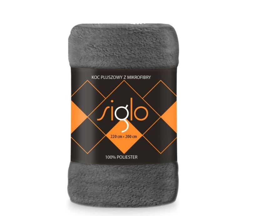 FARO Deka mikroplyš super soft tmavě šedá Polyester, 220/200 cm | Dětský textil a doplňky