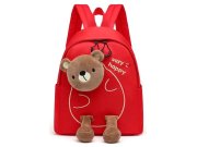Dětský batoh Medvídek červený Školní potřeby - Batohy