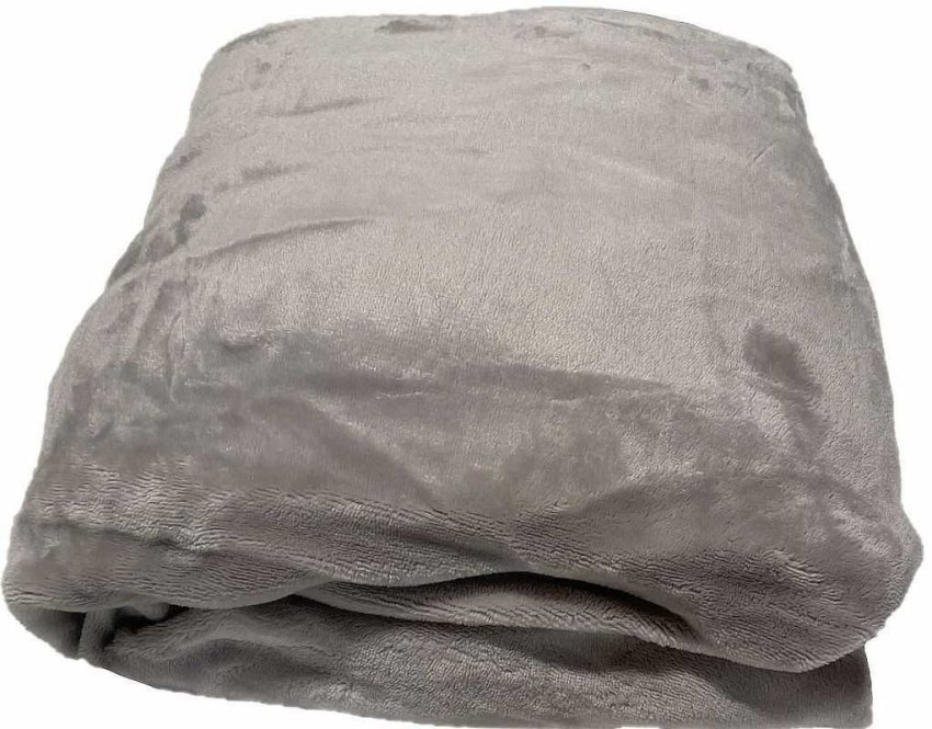JERRY FABRICS Prostěradlo mikroplyš světle šedá Polyester, 180/200 cm - Microdream 180x200