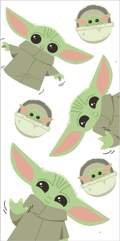 JERRY FABRICS Osuška Star Wars Baby Yoda Bavlna - Froté, 70/140 cm | Dětský textil a doplňky