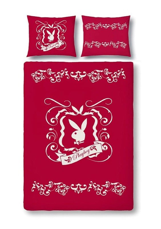 Vaneshome Povlečení Playboy Tatoo red micro Polyester, 155/220, 80/80 cm | Dětský textil a doplňky