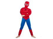 Párty a karneval Dětské kostýmy - Dětský kostým Svalnatý Spiderman 122-134 L Dětský kostým Svalnatý Spiderman 122-134 L