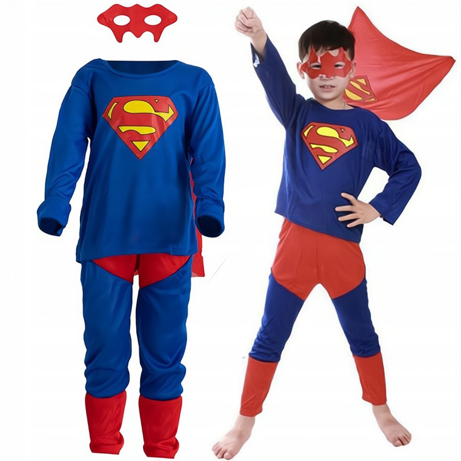 Dětský kostým Superman 122-134 L | Dětský nábytek a doplňky