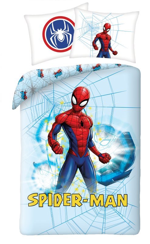 HALANTEX Povlečení Spiderman Bavlna, 140/200, 70/90 cm | Dětský textil a doplňky