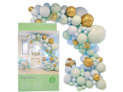 Velká sada balónků na girlandu zeleno-zlatá 113 ks Párty a karneval - Sady balónků a girlandy