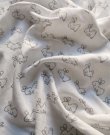 PREM Bavlněná tetra osuška Zajíc šedý Bavlna, 90/100 cm Plínky, osušky, žínky