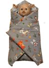 SDS Rychlozavinovačka pro panenky Zvířátka z lesa Bavlna, výplň: Polyester, 1x 60x60 cm Hračky a doplňky - peřinky pro panenky