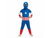 Párty a karneval Dětské kostýmy - Dětský kostým Kapitán Amerika 110-122 M Dětský kostým Kapitán Amerika 110-122 M