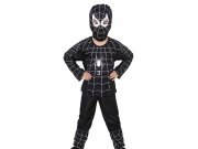 Dětský kostým Spiderman černý 122-134 L