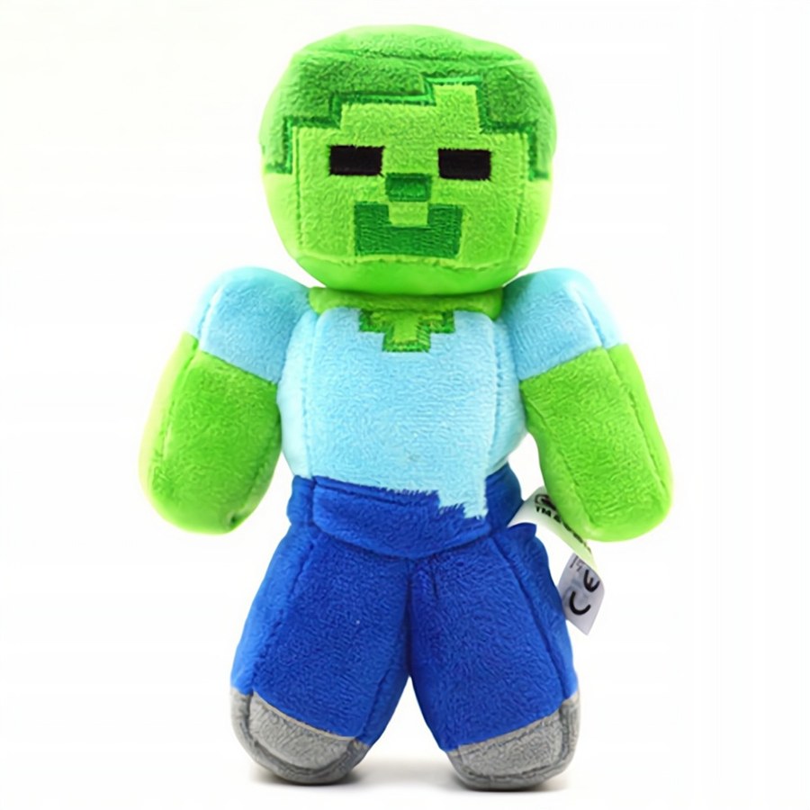 Plyšová hračka Minecraft Zombie Steeve 23cm