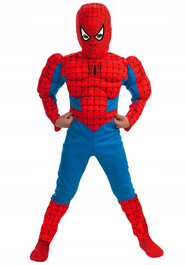 Dětský kostým Svalnatý Spiderman 110-122 M | Dětský nábytek a doplňky