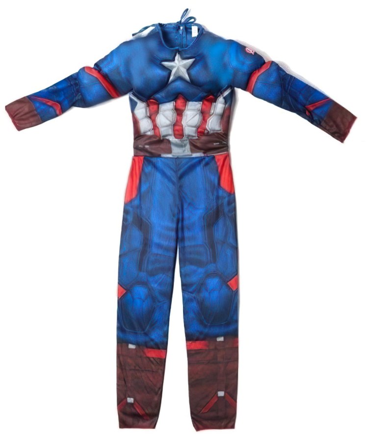 Dětský kostým Svalnatý Kapitán Amerika 122-134 L - Dětské kostýmy