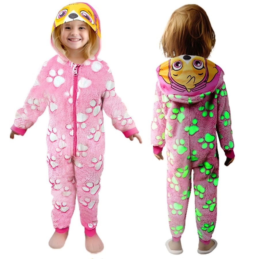 Dětské svítící pyžamo Tlapková patrola Skye 110-116 M | Dětský nábytek a doplňky