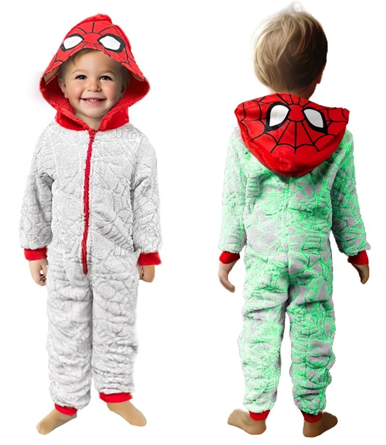 Dětské svítící pyžamo Spiderman se sítí 110-116 M | Dětský nábytek a doplňky