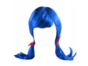 Beruška modrá paruka s copánky 40cm Párty a karneval - Dětské kostýmy - Doplňky ke kostýmům