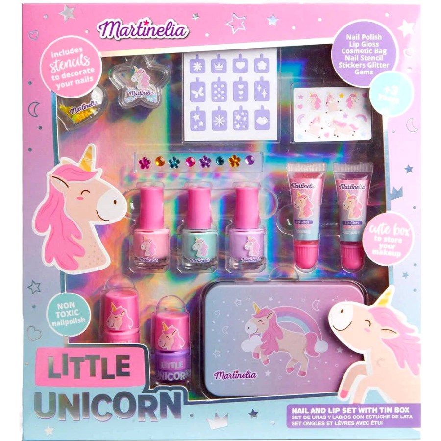 Dětská sada Little unicorn 2v1 - Kosmetička, kadeřnice