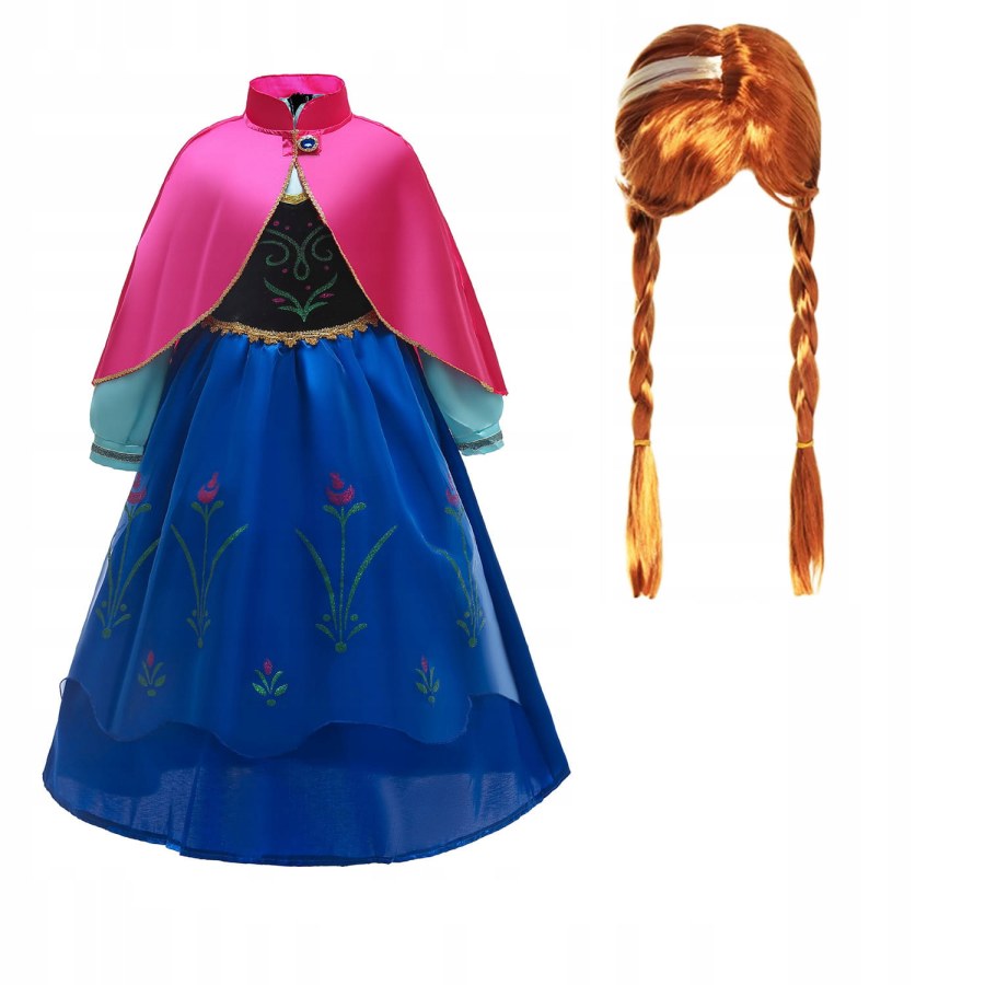 Dětský kostým ANNA Frozen s parukou 98-104 S - Dětské kostýmy
