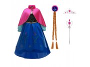 Dětský kostým ANNA Frozen s doplňky 98-104 S Párty a karneval - Dětské kostýmy