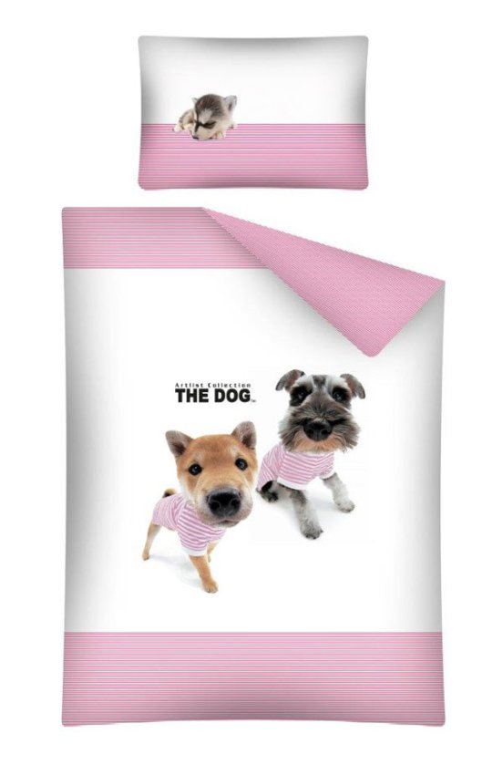 Povlečení do postýlky The Dog Námořníci růžová 100/135, 40/60 | Dětský textil a doplňky