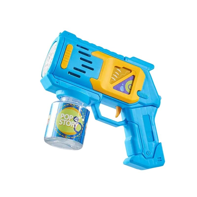 Automatická pistole na bubliny modrá s náplní | Dětský nábytek a doplňky