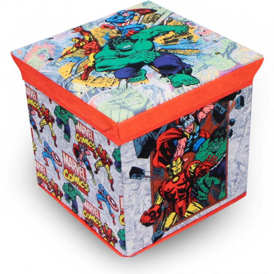 Úložný box na hračky Avengers s víkem - Boxy na hračky