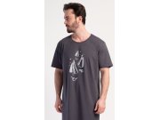 Pánská noční košile s krátkým rukávem Jachting Muži - Pánské noční košile