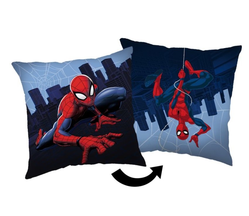 JERRY FABRICS Mikroplyšový polštářek Spiderman 06 Polyester, 1x35/35 cm | Dětský textil a doplňky