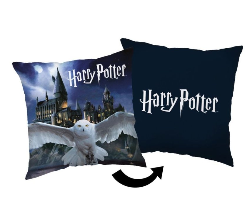 JERRY FABRICS Mikroplyšový polštářek Harry Potter HP246 Polyester, 35/35 cm | Dětský textil a doplňky