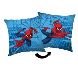 JERRY FABRICS Mikroplyšový polštářek Spiderman Blue 05 Polyester, 40/40 cm Polštářky