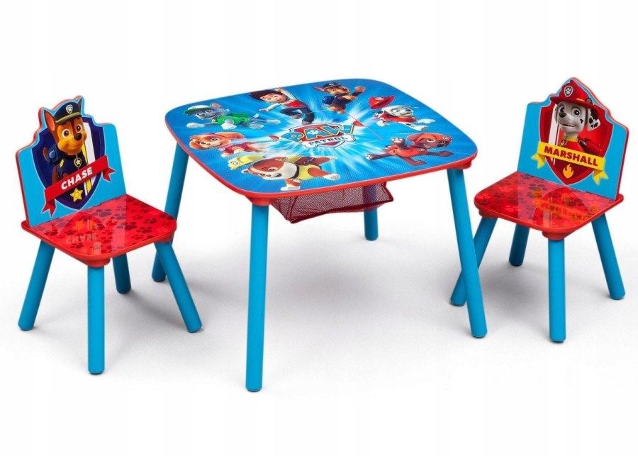 Dětský stůl s židlemi Tlapková Patrola záchranáři | Dětský nábytek a doplňky