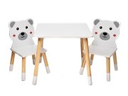 Dětský stůl s židlemi Medvídek Dětské stoly a židle