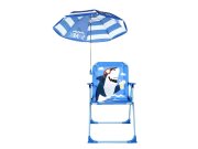 Dětská campingová židlička Žralok Zahradní nábytek - Lehátka
