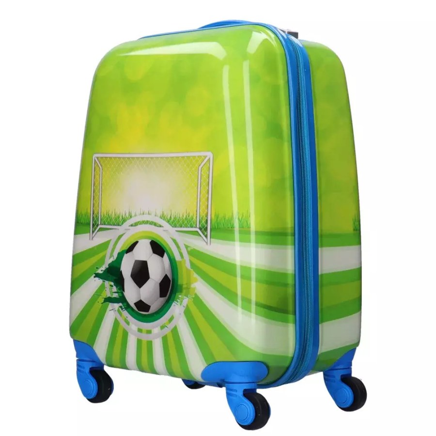 Dětský cestovní kufr Fotbalový míč 29l | Dětský nábytek a doplňky
