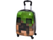 Dětský cestovní kufr Minecraft Pixel 29l